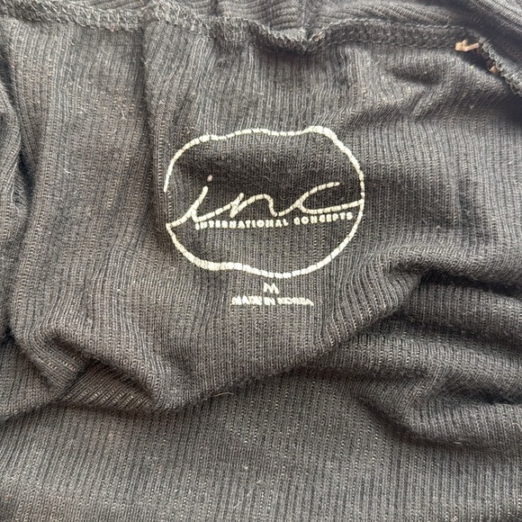 INC Black open cardigan size medium - Picture 4 of 5